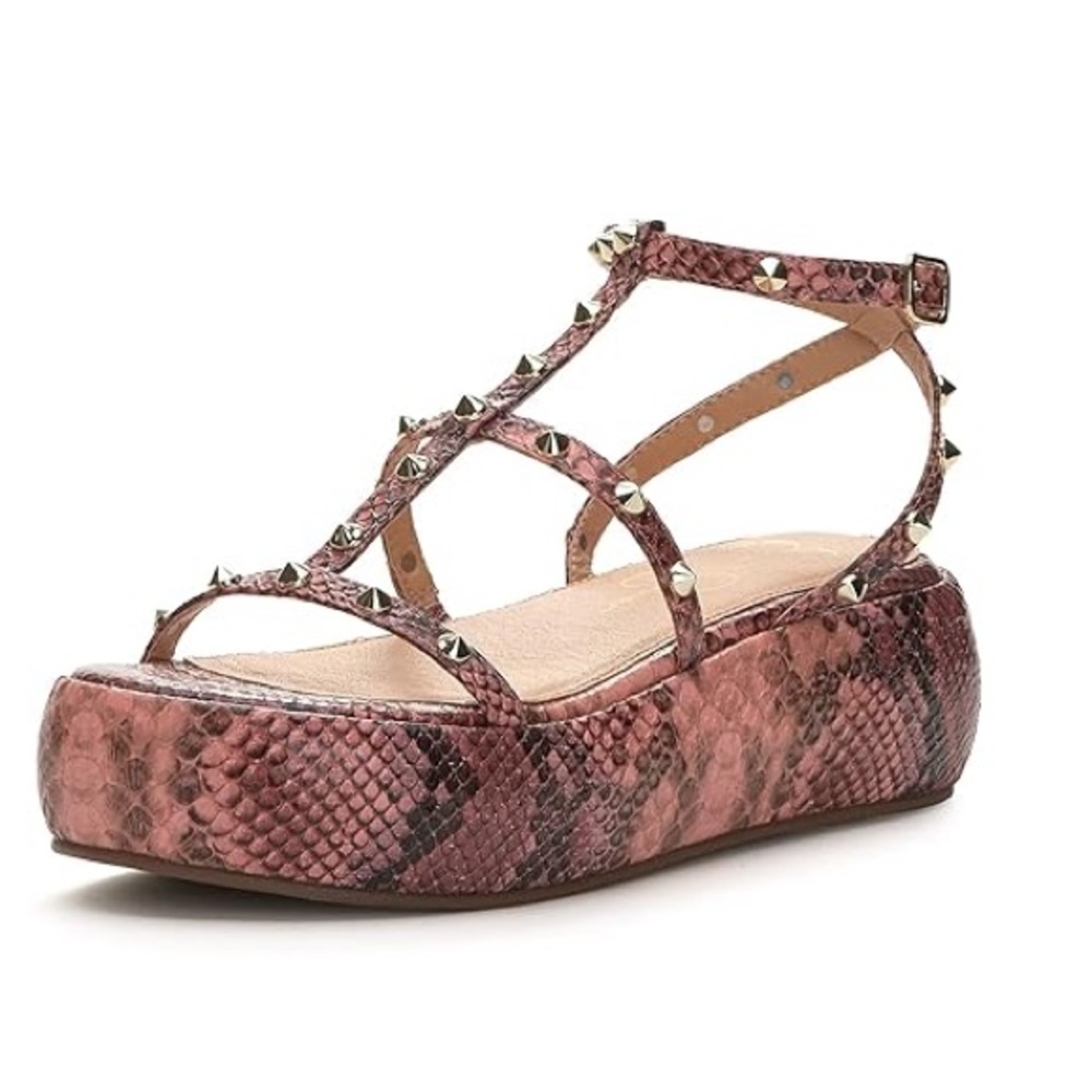Jessica Simpson Pascha Studded Platform Sandals Size 7